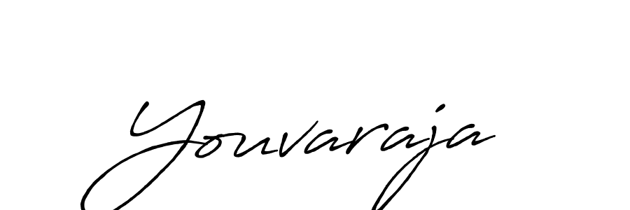 How to make Youvaraja name signature. Use Antro_Vectra_Bolder style for creating short signs online. This is the latest handwritten sign. Youvaraja signature style 7 images and pictures png