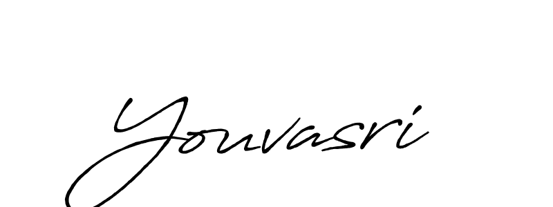 Create a beautiful signature design for name Youvasri. With this signature (Antro_Vectra_Bolder) fonts, you can make a handwritten signature for free. Youvasri signature style 7 images and pictures png