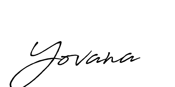 How to make Yovana signature? Antro_Vectra_Bolder is a professional autograph style. Create handwritten signature for Yovana name. Yovana signature style 7 images and pictures png