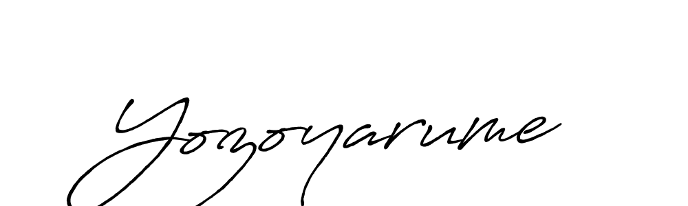 Similarly Antro_Vectra_Bolder is the best handwritten signature design. Signature creator online .You can use it as an online autograph creator for name Yozoyarume. Yozoyarume signature style 7 images and pictures png