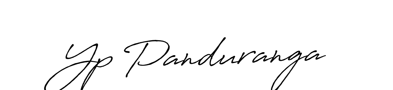 Design your own signature with our free online signature maker. With this signature software, you can create a handwritten (Antro_Vectra_Bolder) signature for name Yp Panduranga. Yp Panduranga signature style 7 images and pictures png