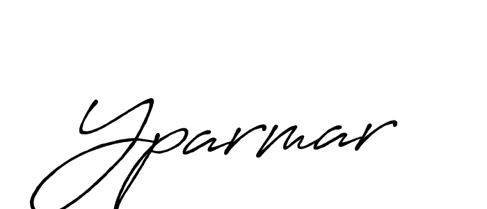 Create a beautiful signature design for name Yparmar. With this signature (Antro_Vectra_Bolder) fonts, you can make a handwritten signature for free. Yparmar signature style 7 images and pictures png