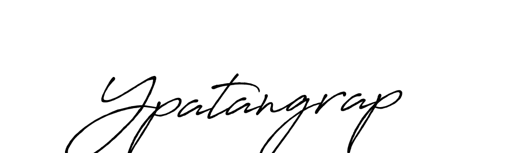 How to make Ypatangrap signature? Antro_Vectra_Bolder is a professional autograph style. Create handwritten signature for Ypatangrap name. Ypatangrap signature style 7 images and pictures png