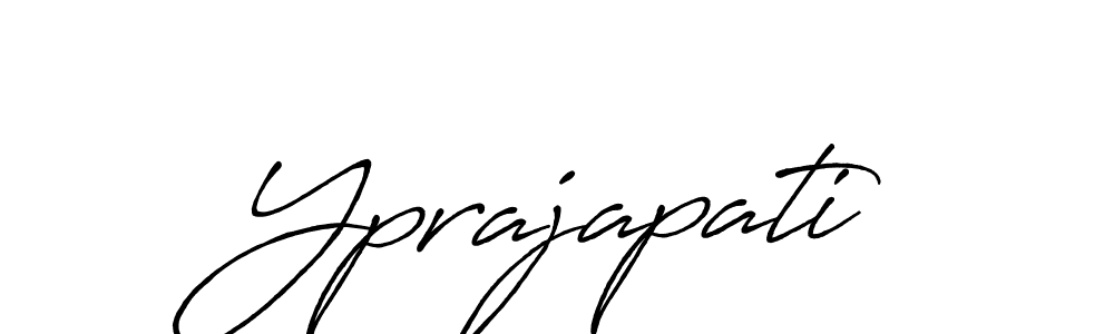 Use a signature maker to create a handwritten signature online. With this signature software, you can design (Antro_Vectra_Bolder) your own signature for name Yprajapati. Yprajapati signature style 7 images and pictures png