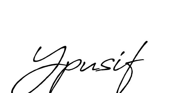 Design your own signature with our free online signature maker. With this signature software, you can create a handwritten (Antro_Vectra_Bolder) signature for name Ypusif. Ypusif signature style 7 images and pictures png