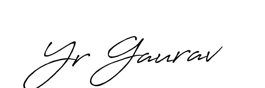 Best and Professional Signature Style for Yr Gaurav. Antro_Vectra_Bolder Best Signature Style Collection. Yr Gaurav signature style 7 images and pictures png