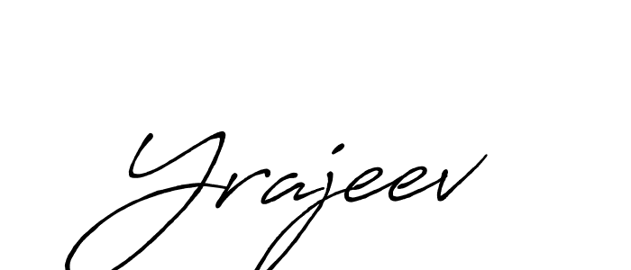 Also we have Yrajeev name is the best signature style. Create professional handwritten signature collection using Antro_Vectra_Bolder autograph style. Yrajeev signature style 7 images and pictures png