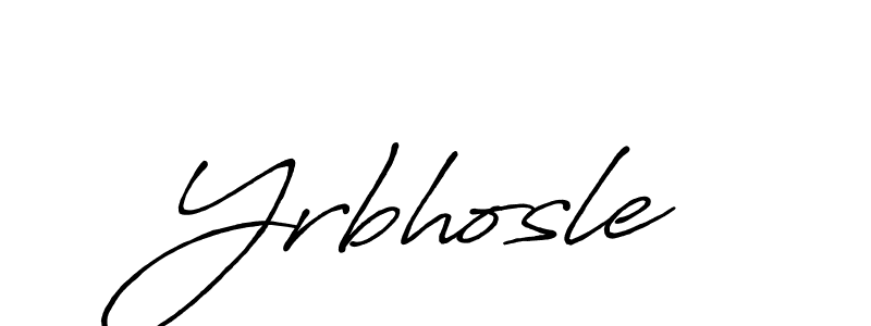 How to make Yrbhosle signature? Antro_Vectra_Bolder is a professional autograph style. Create handwritten signature for Yrbhosle name. Yrbhosle signature style 7 images and pictures png