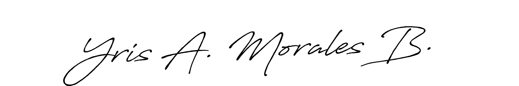 Best and Professional Signature Style for Yris A. Morales B.. Antro_Vectra_Bolder Best Signature Style Collection. Yris A. Morales B. signature style 7 images and pictures png