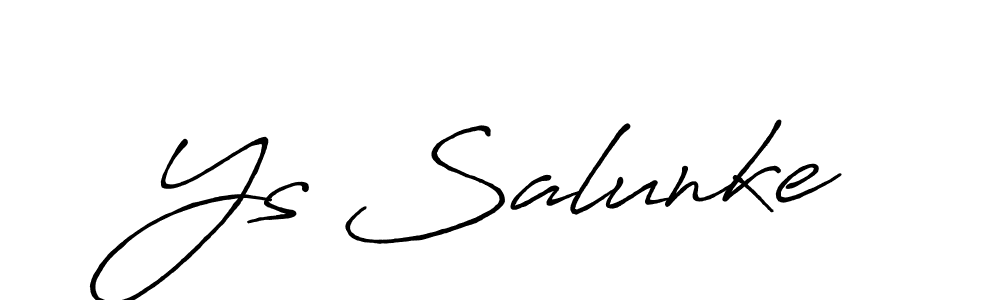 Once you've used our free online signature maker to create your best signature Antro_Vectra_Bolder style, it's time to enjoy all of the benefits that Ys Salunke name signing documents. Ys Salunke signature style 7 images and pictures png
