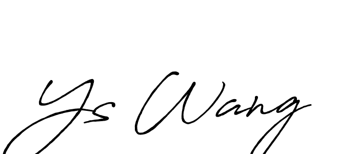 Antro_Vectra_Bolder is a professional signature style that is perfect for those who want to add a touch of class to their signature. It is also a great choice for those who want to make their signature more unique. Get Ys Wang name to fancy signature for free. Ys Wang signature style 7 images and pictures png