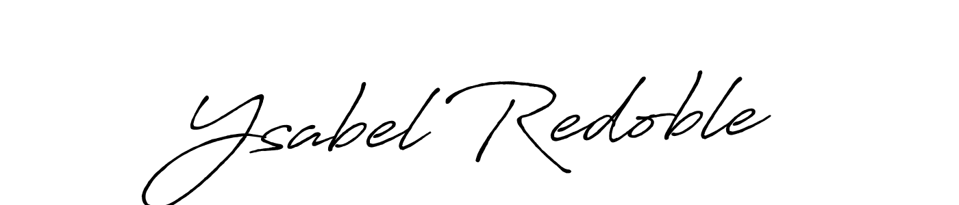 Also You can easily find your signature by using the search form. We will create Ysabel Redoble name handwritten signature images for you free of cost using Antro_Vectra_Bolder sign style. Ysabel Redoble signature style 7 images and pictures png