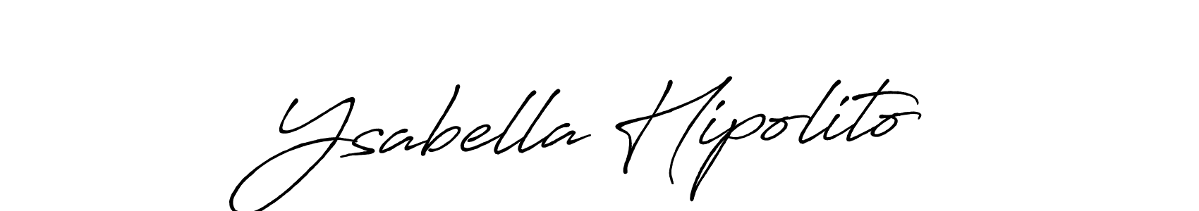 The best way (Antro_Vectra_Bolder) to make a short signature is to pick only two or three words in your name. The name Ysabella Hipolito include a total of six letters. For converting this name. Ysabella Hipolito signature style 7 images and pictures png