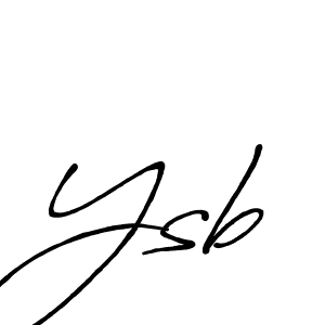 The best way (Antro_Vectra_Bolder) to make a short signature is to pick only two or three words in your name. The name Ysb include a total of six letters. For converting this name. Ysb signature style 7 images and pictures png