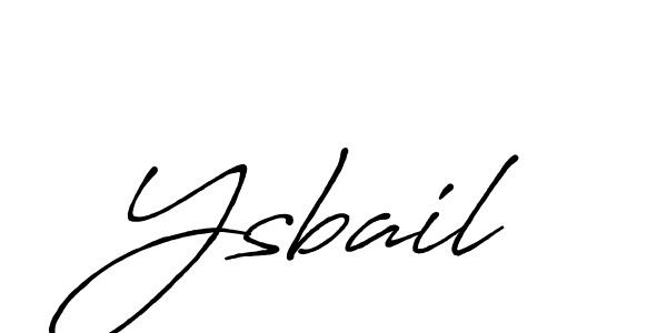 Make a beautiful signature design for name Ysbail. With this signature (Antro_Vectra_Bolder) style, you can create a handwritten signature for free. Ysbail signature style 7 images and pictures png