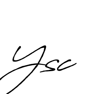 Once you've used our free online signature maker to create your best signature Antro_Vectra_Bolder style, it's time to enjoy all of the benefits that Ysc name signing documents. Ysc signature style 7 images and pictures png