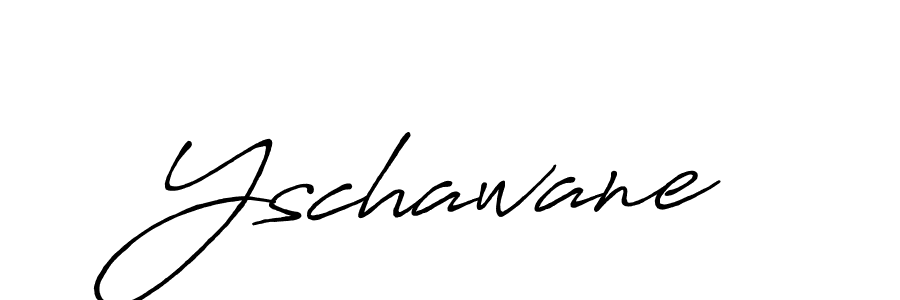 It looks lik you need a new signature style for name Yschawane. Design unique handwritten (Antro_Vectra_Bolder) signature with our free signature maker in just a few clicks. Yschawane signature style 7 images and pictures png