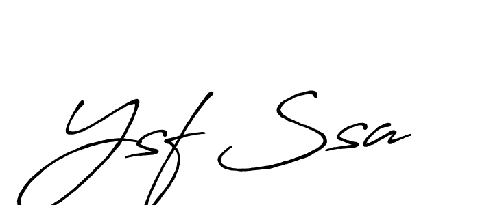 Design your own signature with our free online signature maker. With this signature software, you can create a handwritten (Antro_Vectra_Bolder) signature for name Ysf Ssa. Ysf Ssa signature style 7 images and pictures png