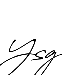 How to make Ysg name signature. Use Antro_Vectra_Bolder style for creating short signs online. This is the latest handwritten sign. Ysg signature style 7 images and pictures png