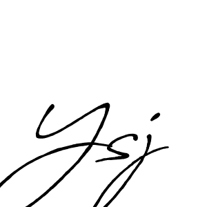 Once you've used our free online signature maker to create your best signature Antro_Vectra_Bolder style, it's time to enjoy all of the benefits that Ysj name signing documents. Ysj signature style 7 images and pictures png
