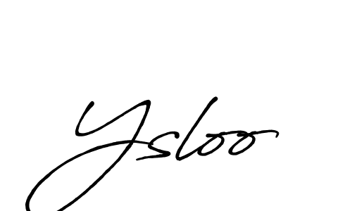 Once you've used our free online signature maker to create your best signature Antro_Vectra_Bolder style, it's time to enjoy all of the benefits that Ysloo name signing documents. Ysloo signature style 7 images and pictures png