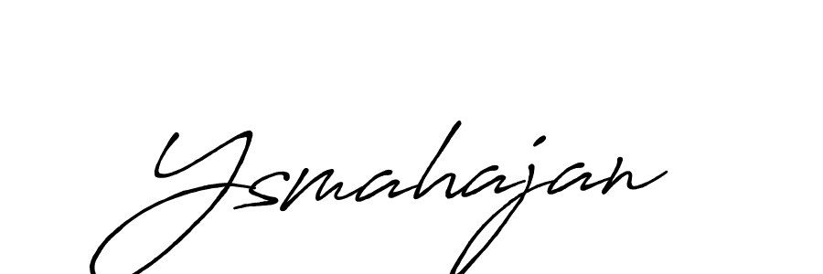 Best and Professional Signature Style for Ysmahajan. Antro_Vectra_Bolder Best Signature Style Collection. Ysmahajan signature style 7 images and pictures png