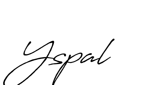 Yspal stylish signature style. Best Handwritten Sign (Antro_Vectra_Bolder) for my name. Handwritten Signature Collection Ideas for my name Yspal. Yspal signature style 7 images and pictures png