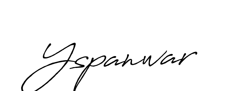 Use a signature maker to create a handwritten signature online. With this signature software, you can design (Antro_Vectra_Bolder) your own signature for name Yspanwar. Yspanwar signature style 7 images and pictures png