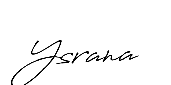 Also You can easily find your signature by using the search form. We will create Ysrana name handwritten signature images for you free of cost using Antro_Vectra_Bolder sign style. Ysrana signature style 7 images and pictures png