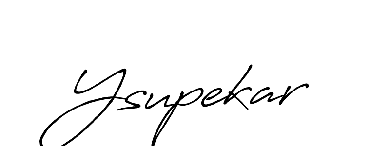 if you are searching for the best signature style for your name Ysupekar. so please give up your signature search. here we have designed multiple signature styles  using Antro_Vectra_Bolder. Ysupekar signature style 7 images and pictures png