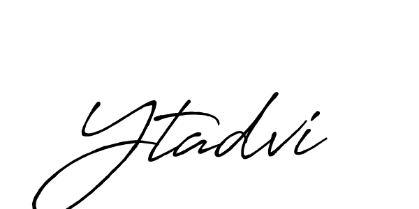 Make a beautiful signature design for name Ytadvi. Use this online signature maker to create a handwritten signature for free. Ytadvi signature style 7 images and pictures png