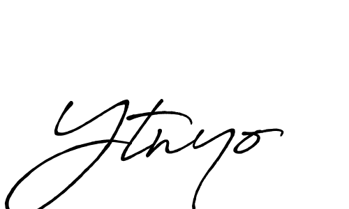 Design your own signature with our free online signature maker. With this signature software, you can create a handwritten (Antro_Vectra_Bolder) signature for name Ytnyo. Ytnyo signature style 7 images and pictures png