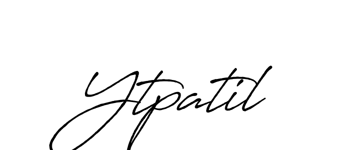 It looks lik you need a new signature style for name Ytpatil. Design unique handwritten (Antro_Vectra_Bolder) signature with our free signature maker in just a few clicks. Ytpatil signature style 7 images and pictures png