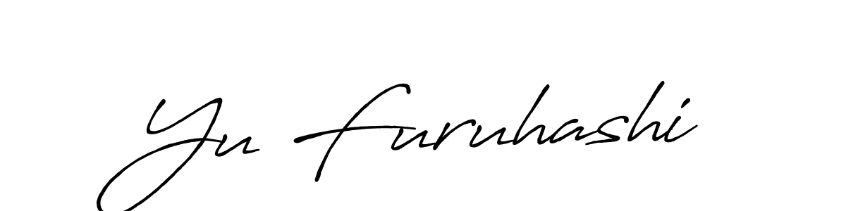 The best way (Antro_Vectra_Bolder) to make a short signature is to pick only two or three words in your name. The name Yu Furuhashi include a total of six letters. For converting this name. Yu Furuhashi signature style 7 images and pictures png