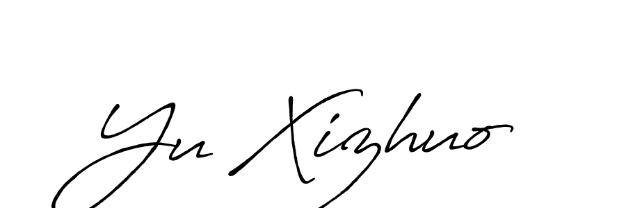 Also You can easily find your signature by using the search form. We will create Yu Xizhuo name handwritten signature images for you free of cost using Antro_Vectra_Bolder sign style. Yu Xizhuo signature style 7 images and pictures png
