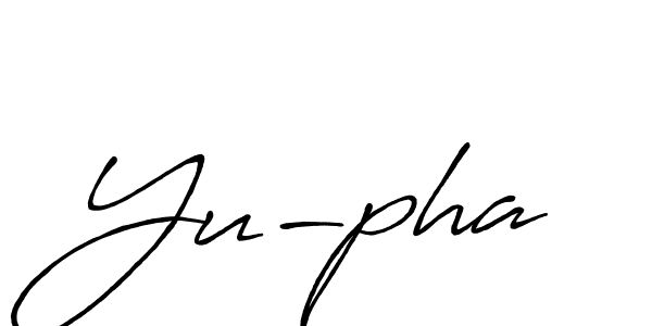 Also we have Yu-pha name is the best signature style. Create professional handwritten signature collection using Antro_Vectra_Bolder autograph style. Yu-pha signature style 7 images and pictures png