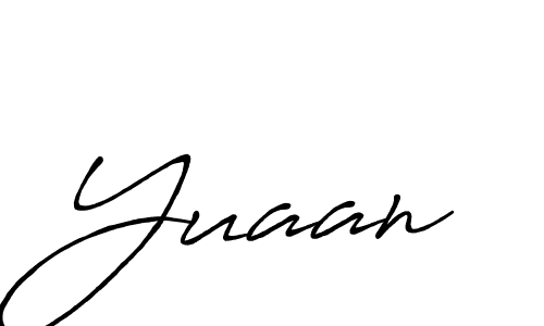 Create a beautiful signature design for name Yuaan. With this signature (Antro_Vectra_Bolder) fonts, you can make a handwritten signature for free. Yuaan signature style 7 images and pictures png