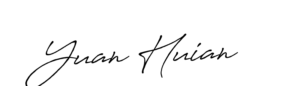 Use a signature maker to create a handwritten signature online. With this signature software, you can design (Antro_Vectra_Bolder) your own signature for name Yuan Huian. Yuan Huian signature style 7 images and pictures png