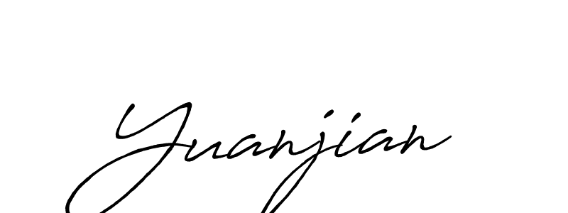 You should practise on your own different ways (Antro_Vectra_Bolder) to write your name (Yuanjian) in signature. don't let someone else do it for you. Yuanjian signature style 7 images and pictures png