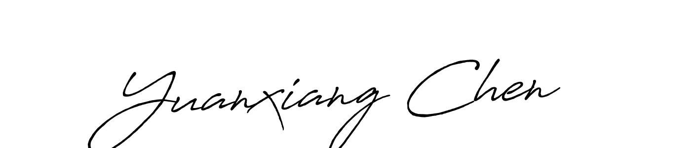 Design your own signature with our free online signature maker. With this signature software, you can create a handwritten (Antro_Vectra_Bolder) signature for name Yuanxiang Chen. Yuanxiang Chen signature style 7 images and pictures png