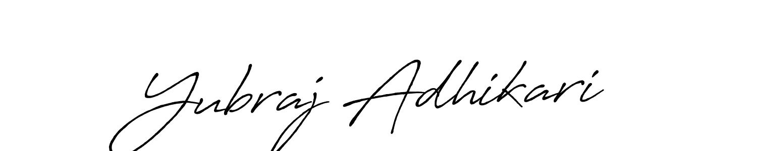 Make a beautiful signature design for name Yubraj Adhikari. Use this online signature maker to create a handwritten signature for free. Yubraj Adhikari signature style 7 images and pictures png