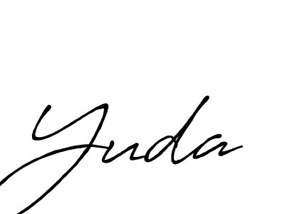 if you are searching for the best signature style for your name Yuda. so please give up your signature search. here we have designed multiple signature styles  using Antro_Vectra_Bolder. Yuda signature style 7 images and pictures png