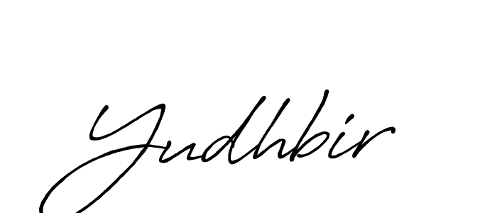 Design your own signature with our free online signature maker. With this signature software, you can create a handwritten (Antro_Vectra_Bolder) signature for name Yudhbir. Yudhbir signature style 7 images and pictures png