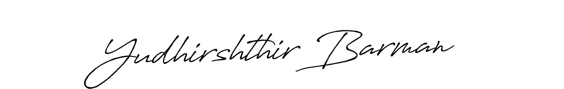 Yudhirshthir Barman stylish signature style. Best Handwritten Sign (Antro_Vectra_Bolder) for my name. Handwritten Signature Collection Ideas for my name Yudhirshthir Barman. Yudhirshthir Barman signature style 7 images and pictures png