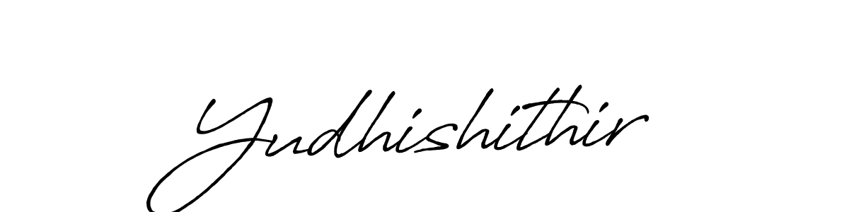 How to make Yudhishithir name signature. Use Antro_Vectra_Bolder style for creating short signs online. This is the latest handwritten sign. Yudhishithir signature style 7 images and pictures png
