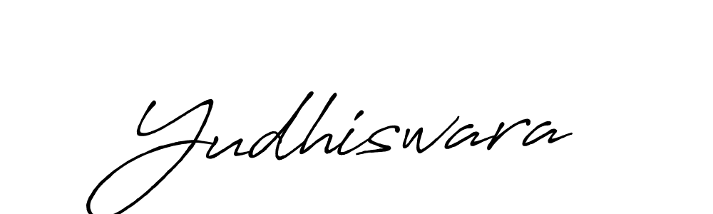 How to make Yudhiswara name signature. Use Antro_Vectra_Bolder style for creating short signs online. This is the latest handwritten sign. Yudhiswara signature style 7 images and pictures png