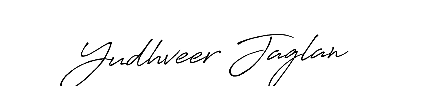 Also we have Yudhveer Jaglan name is the best signature style. Create professional handwritten signature collection using Antro_Vectra_Bolder autograph style. Yudhveer Jaglan signature style 7 images and pictures png