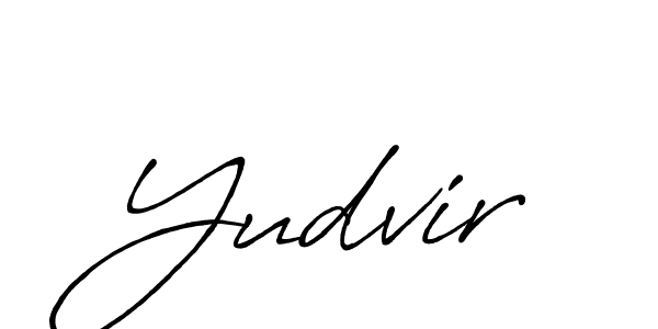 Antro_Vectra_Bolder is a professional signature style that is perfect for those who want to add a touch of class to their signature. It is also a great choice for those who want to make their signature more unique. Get Yudvir name to fancy signature for free. Yudvir signature style 7 images and pictures png