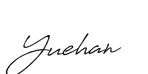 if you are searching for the best signature style for your name Yuehan. so please give up your signature search. here we have designed multiple signature styles  using Antro_Vectra_Bolder. Yuehan signature style 7 images and pictures png