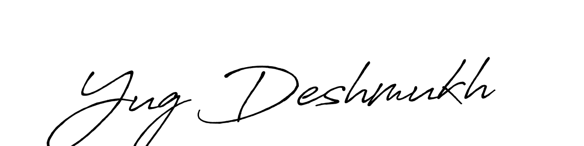 Once you've used our free online signature maker to create your best signature Antro_Vectra_Bolder style, it's time to enjoy all of the benefits that Yug Deshmukh name signing documents. Yug Deshmukh signature style 7 images and pictures png